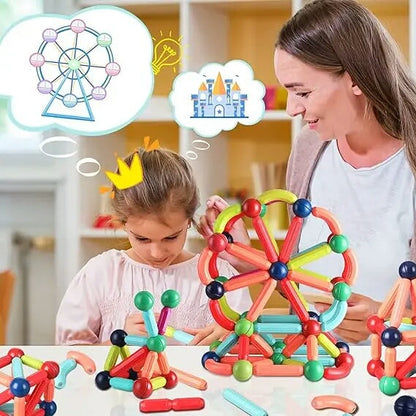 Magnetic Building Blocks for Children's Brain Development (42+ pcs)