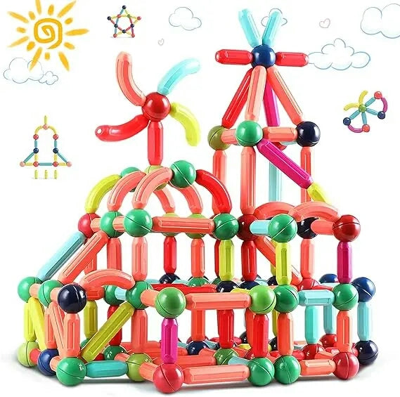 Magnetic Building Blocks for Children's Brain Development (42+ pcs)