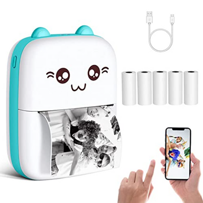 Wireless Bluetooth Mini Photo Printer | inkless Thermal printer